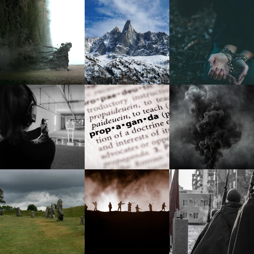 Moodboard for Broken Chains